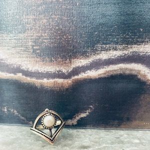 Sterling Silver Mother of Pearl Ring 925 Size 5.5